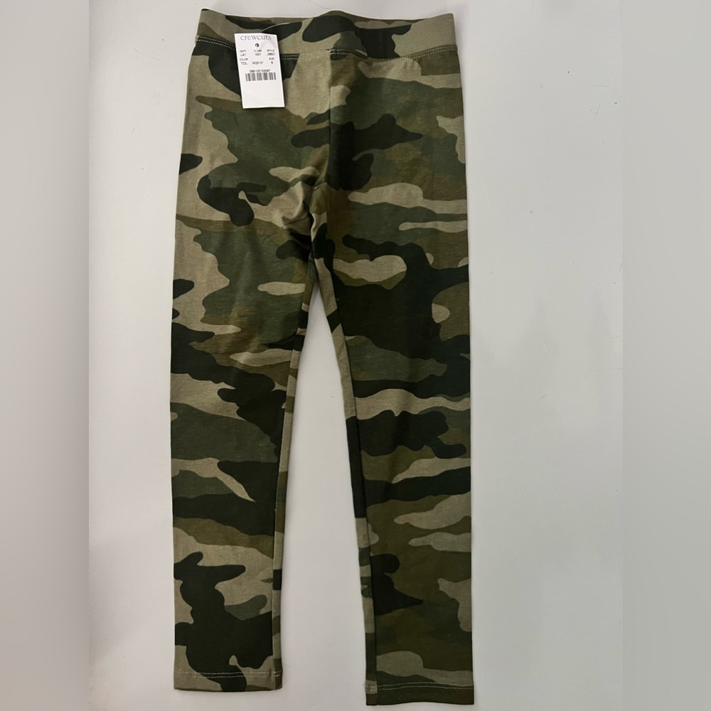 BNWT J Crew Girls Camo Leggings